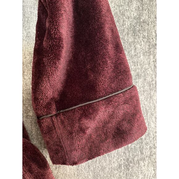 Daniel Buchler New York Plush Luxury Plush Robo Burgundy Pockets Size M/L Mens - Picture 4 of 5